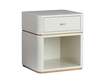 CRIS II - Rectangular wooden bedside table with drawer by Casa Magna - view 3